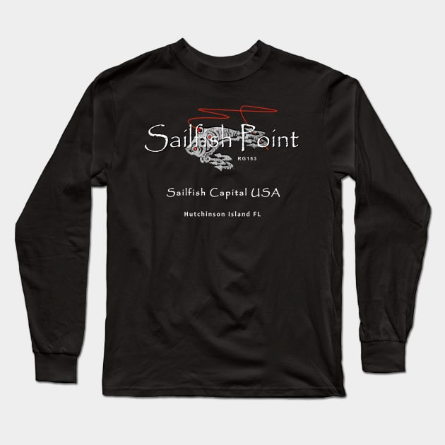 Sailfish Point, I love fishing in the USA, Florida Fish Long Sleeve T-Shirt by The Witness